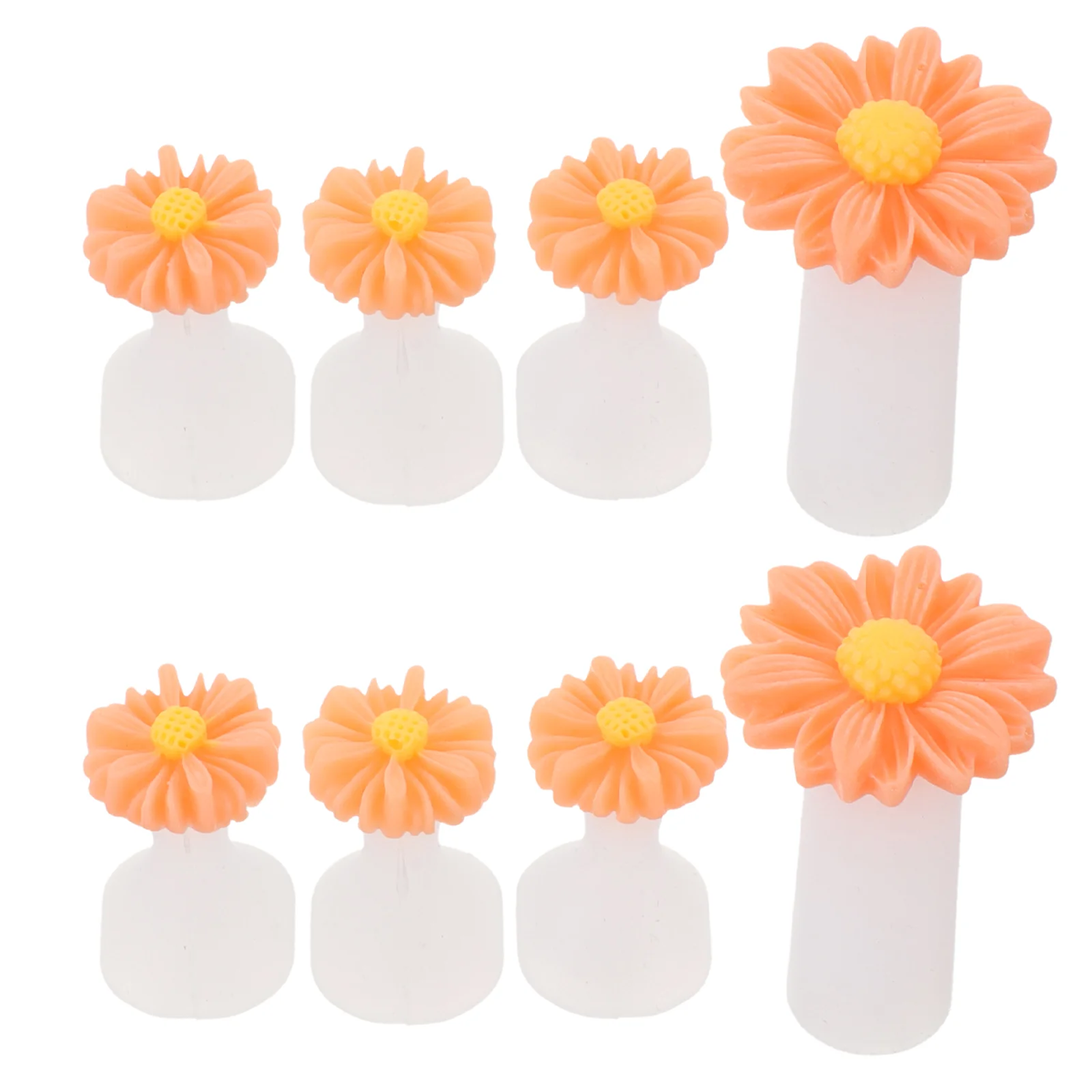 Finger Splitter Toe Organ of Foot Nail Gel Silicone Spacers Daisy Flower Separators