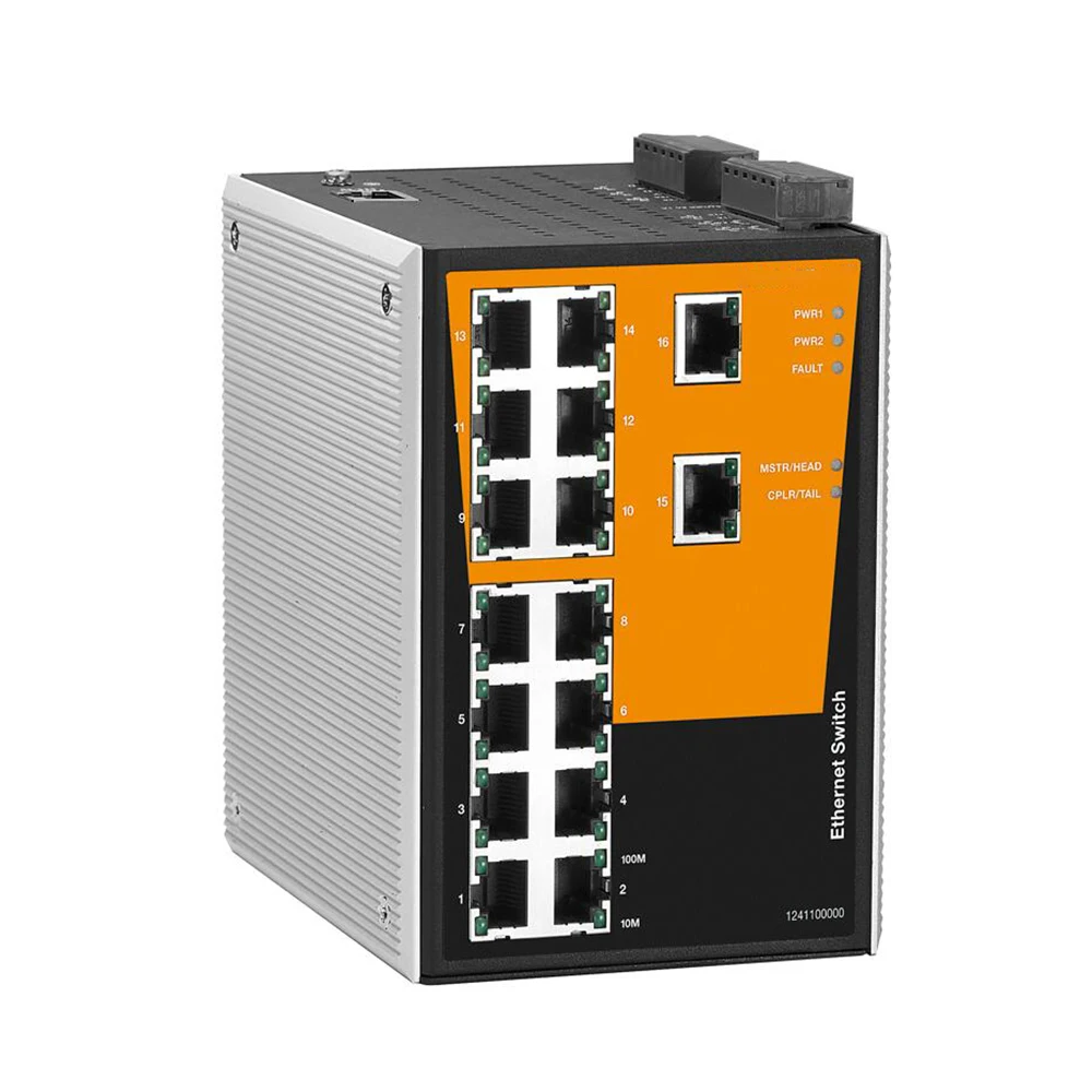 

1241100000 For Weidmuller Network Switch IE-SW-PL16M-16TX
