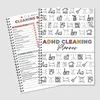 ADHD Cleaning Planner Bundle – Includes Home Cleaning Schedule, Weekly, Monthly, Year-Round Cleanliness Tips, Family Chore Chart