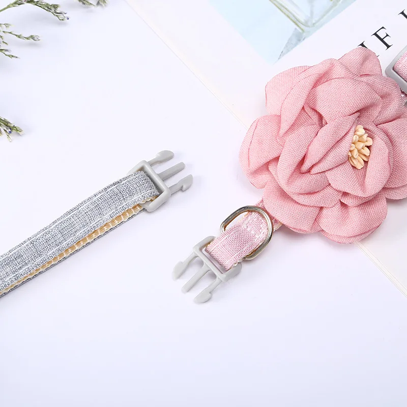 Title 3, Cat Collar Adjustable Bow Tie Cat Flower Collar...