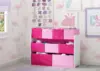 Children Deluxe Multi-Bin Toy Organizer with Storage Bins, White/Pink Bins， home organization and storage 1