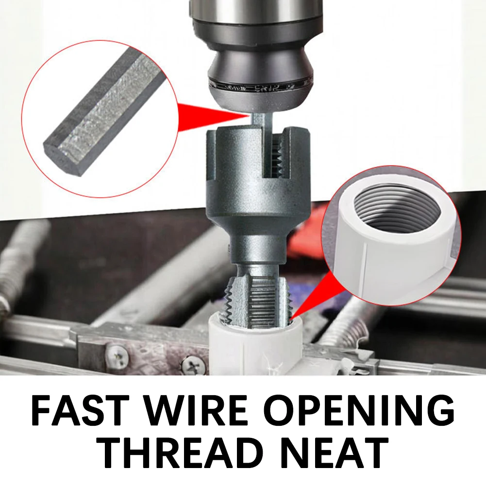 PPR Water Pipe Internal Thread Opener 1/2 3/4 inch For PVC Plastic Pipe Thread Tap Hand Electric Drills Hand Tools