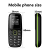 BM310 Small Mobile Phones Unlocked Bluetooth Earphone Telephone Low Radiation Automatic Call Recording Dual SIM Small Cell Phone 6