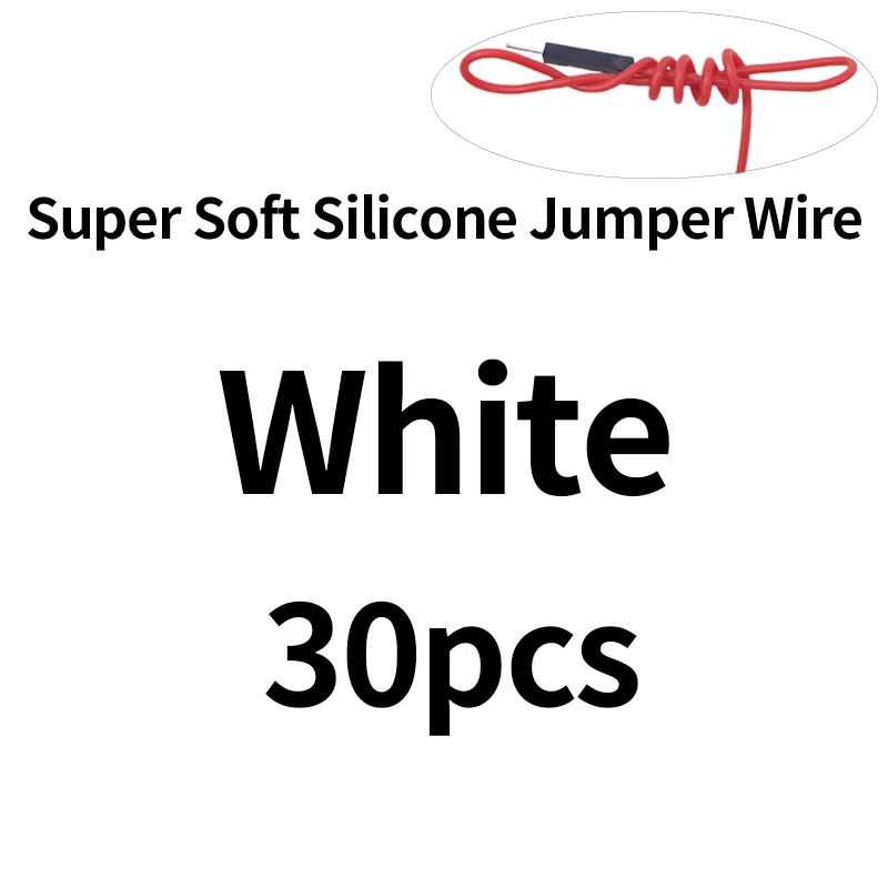 Super Soft Silicone Jumper Wire Set - Solderless Flexible Connectors