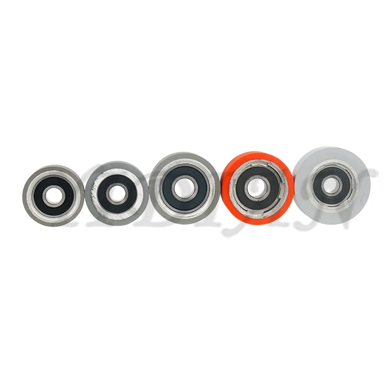 Edge Banding Wheel Durable Snipping Roller Rubber Copying Wheel for Homag Biesse Nanxing KDT Edge Banding Machine 2Pieces