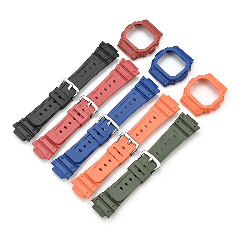 Silicone Rubber Strap Case for G-Shock Watch Accessories
