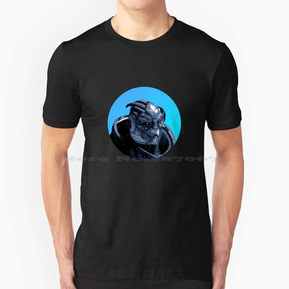 Garrus Vakarian T Shirt 100% Cotone Tee N7 Videogiochi Gaming Commander Shepard Mass Effect 3 Mass Effect 2 Garrus Vakarian
