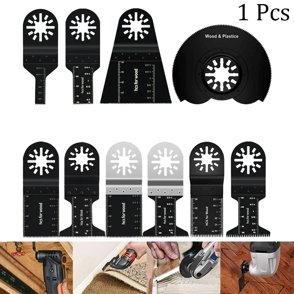 1pc Oscillating Saw Blade MultiFunction Saw Blade Cutter Blade Renovator For Wood Metal Plastic Cutting Tool Parts