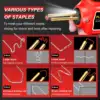 100W Plastic Welding Machine Plastic Welder Gun 200/400/1000/1200pcs Hot Stapler Bumpers Repair Kit Soldering Iron Repair Tools 2