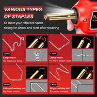 100W Plastic Welding Machine Plastic Welder Gun 200/400/1000/1200pcs Hot Stapler Bumpers Repair Kit Soldering Iron Repair Tools 2