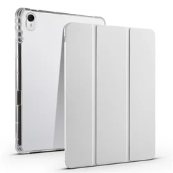 Versatile PU Leather Tablet Case with Pencil Holder - Soft Cover for OPPO Pad 4 Pro (GRAY)