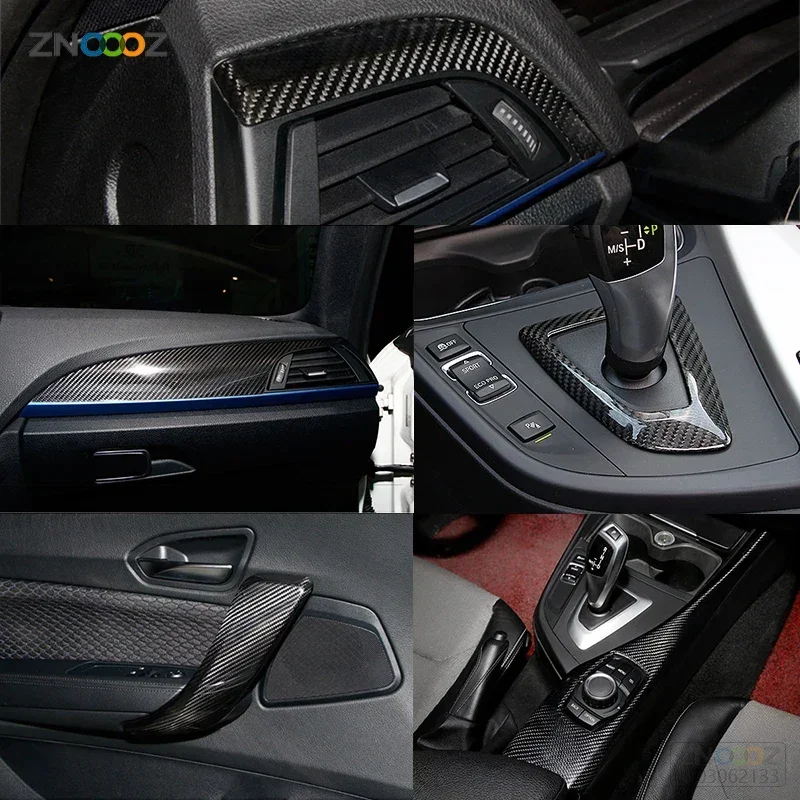 

Для BMW 1 2 Series F20 F22 Real Carbon Fiber Центральная панель управления накладка на внутреннюю дверную ручку Trim
