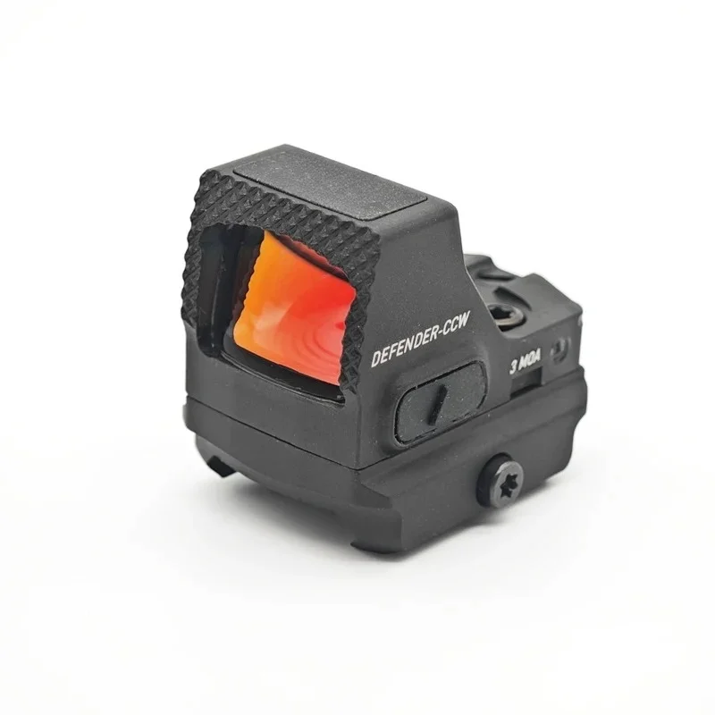 DEFENDER-CCW Red Dot Sight 3MOA Pistol Handgun Optic Sight RMSc Footprint Shockproof Parallax Free Rifle Scope DFCCW-MRD3