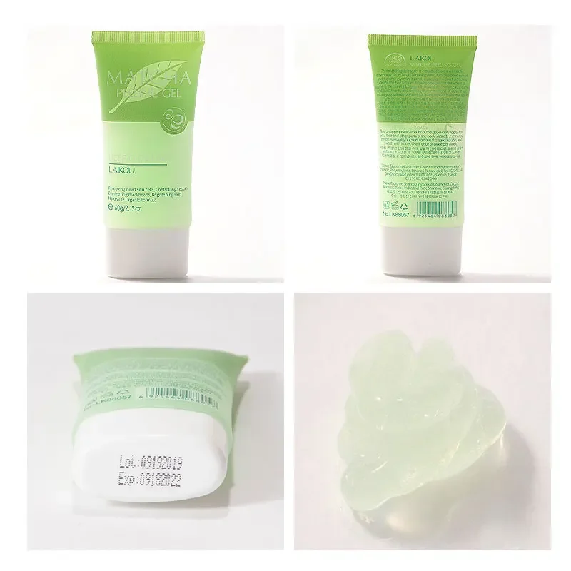 Matcha Facial Exfoliator Face Scrub Removal Natural Organic Face Peeling Exfoliating Gel Moisturizes Scrub Exfoliante Cream