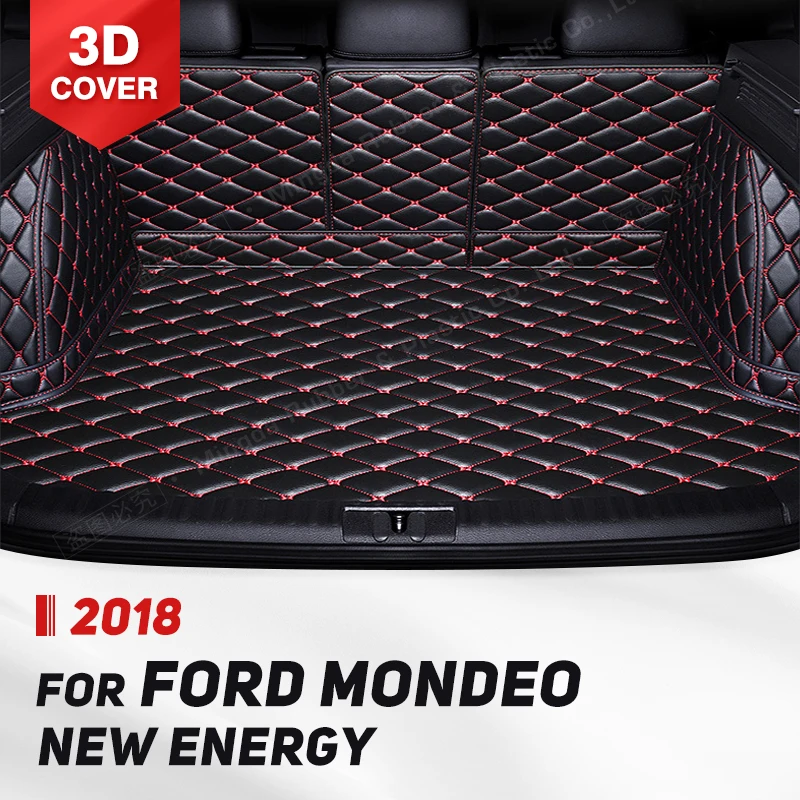 

Auto Full Coverage Trunk Mat For Ford Mondeo New Energy 2018 Car Boot Cover Pad Interior Protector Accessories