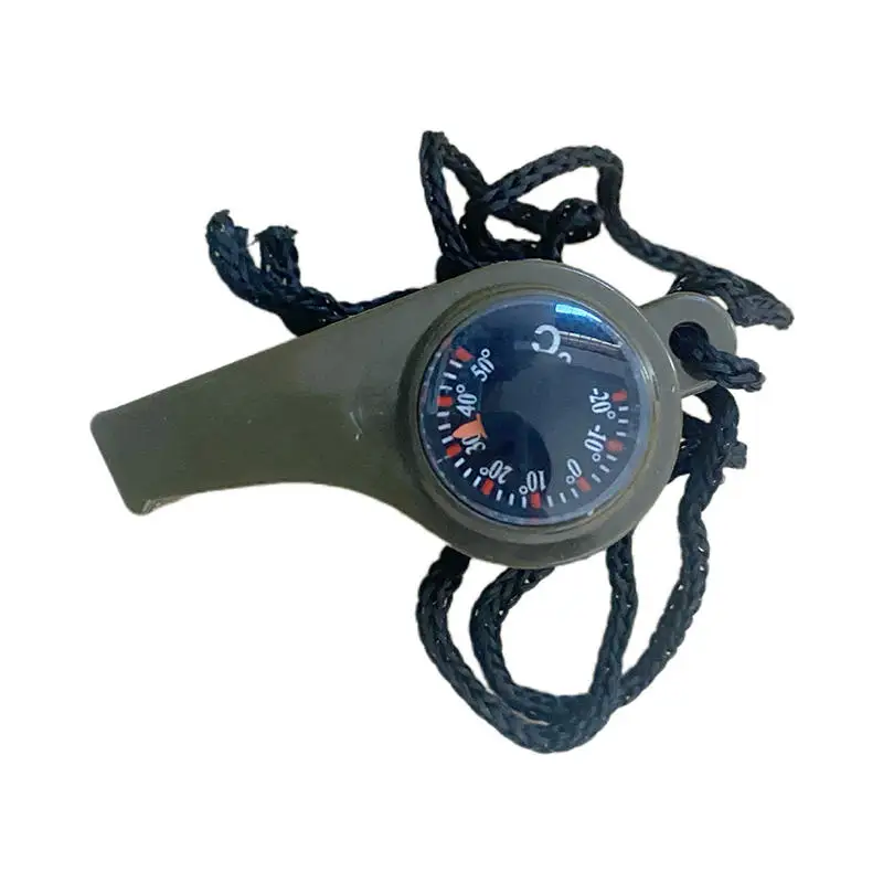 3-in-1 Compass Whistle Carabiner 4