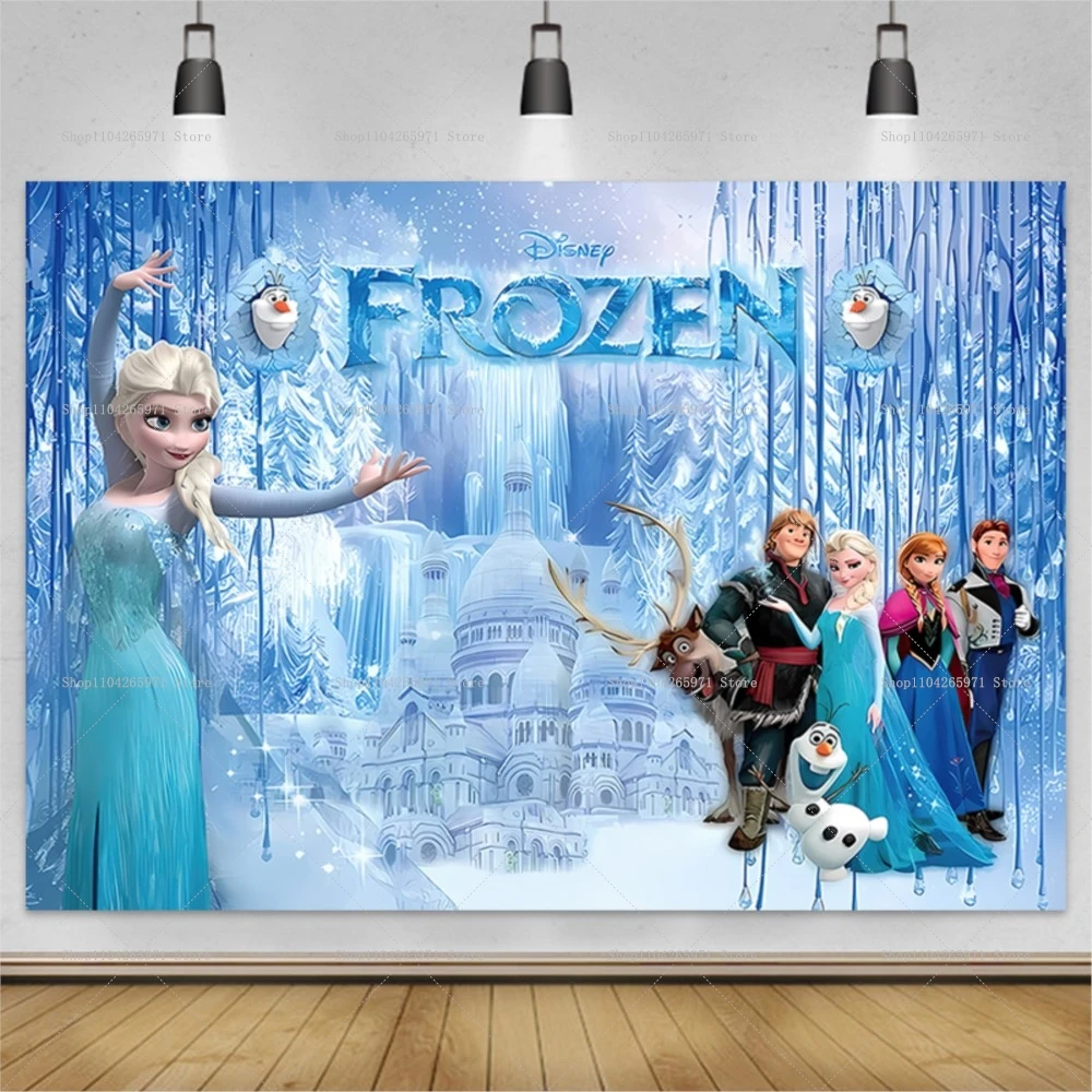Toile de fond Disney La Reine des Neiges - Décoration Fête
