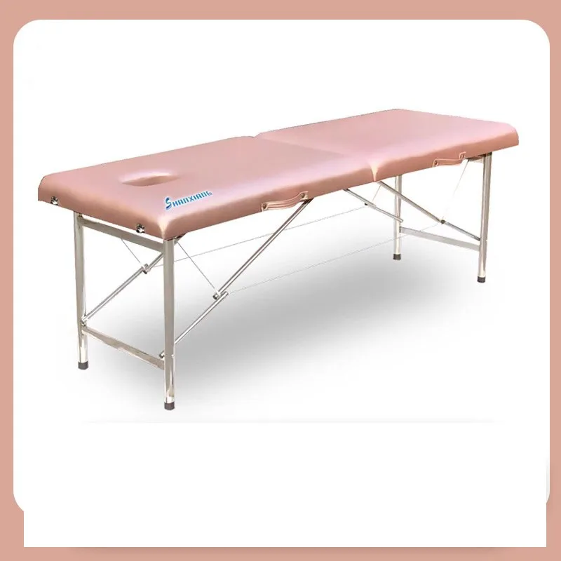Spa Folding Salon Massage Bed Pedicure Portable Bench Tattoo Lash Bed Beauty Full Body Massage Liege Salon Furniture LJ50MB