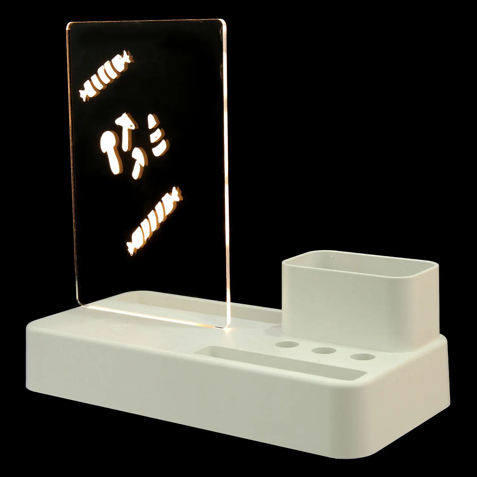 아크릴 메시지 보드 가정 사무실 주방 레스토랑 호텔 결혼식 생일 파티 데스크탑용 투명 지울 수 있는 메모 보드