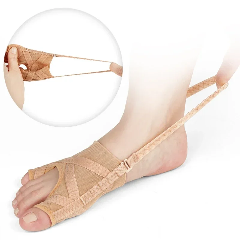 Fabric Bunion Corrector Breathable Adjustable Hallux Valgus Sleeve Spacer Separator Toe Corrector Sports Bunion Socks Running