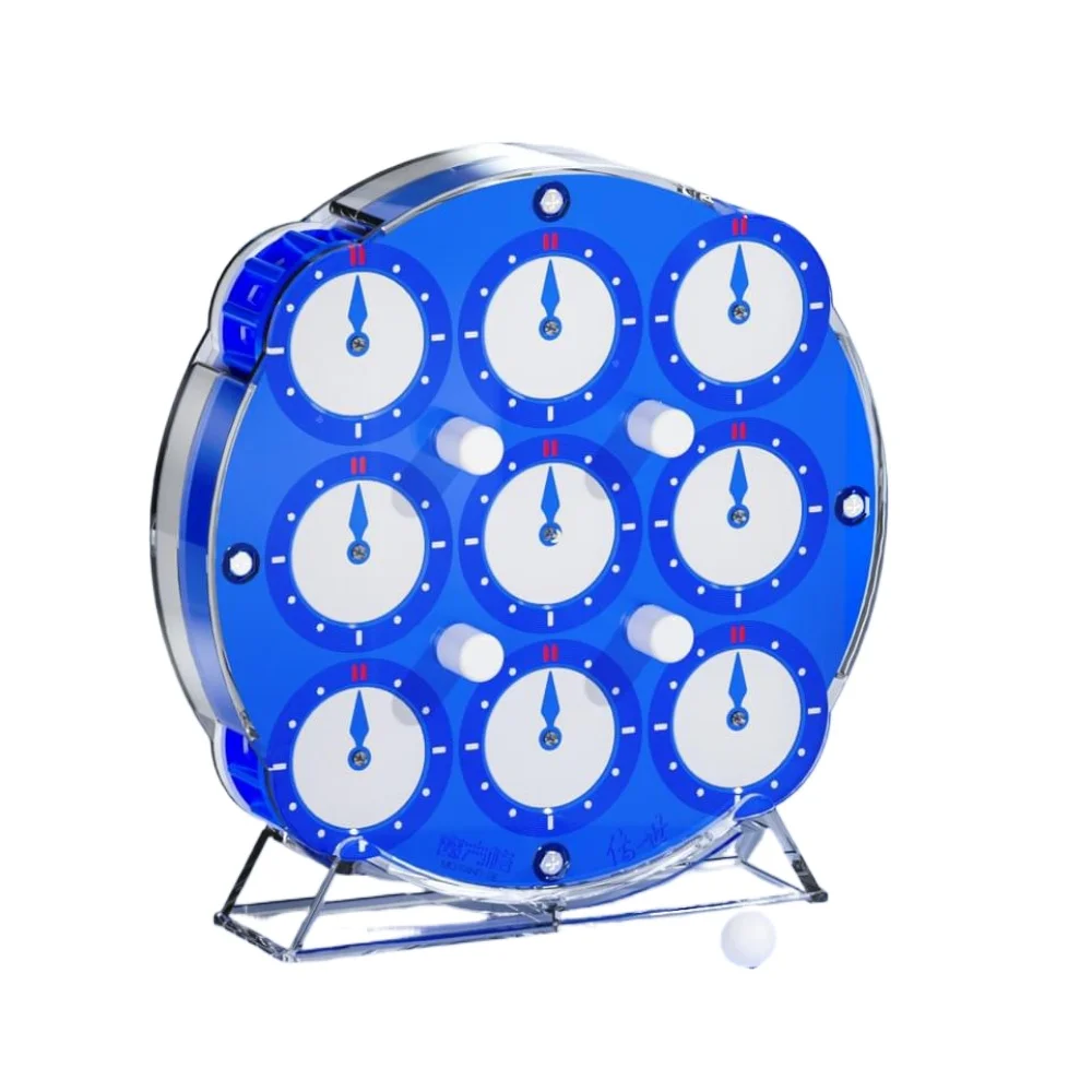 New QiYi Clock Purple Blue Released QiYi MAGIC CLOCK Racing Full Magnetic Positioning Professional Competition Puzzle Toy 6