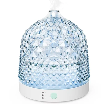 Glass Fragrance Diffuser Colour LED Light Home Humidifier And Scent Diffuser Electric Ultrasonic Office Aroma Diffuser For Hotel 1