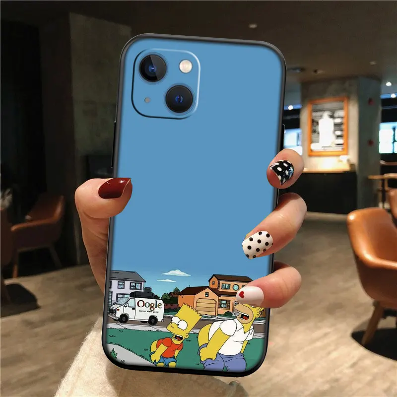 S-Simpsons Shell Protective Phone Case - Cartoon Design