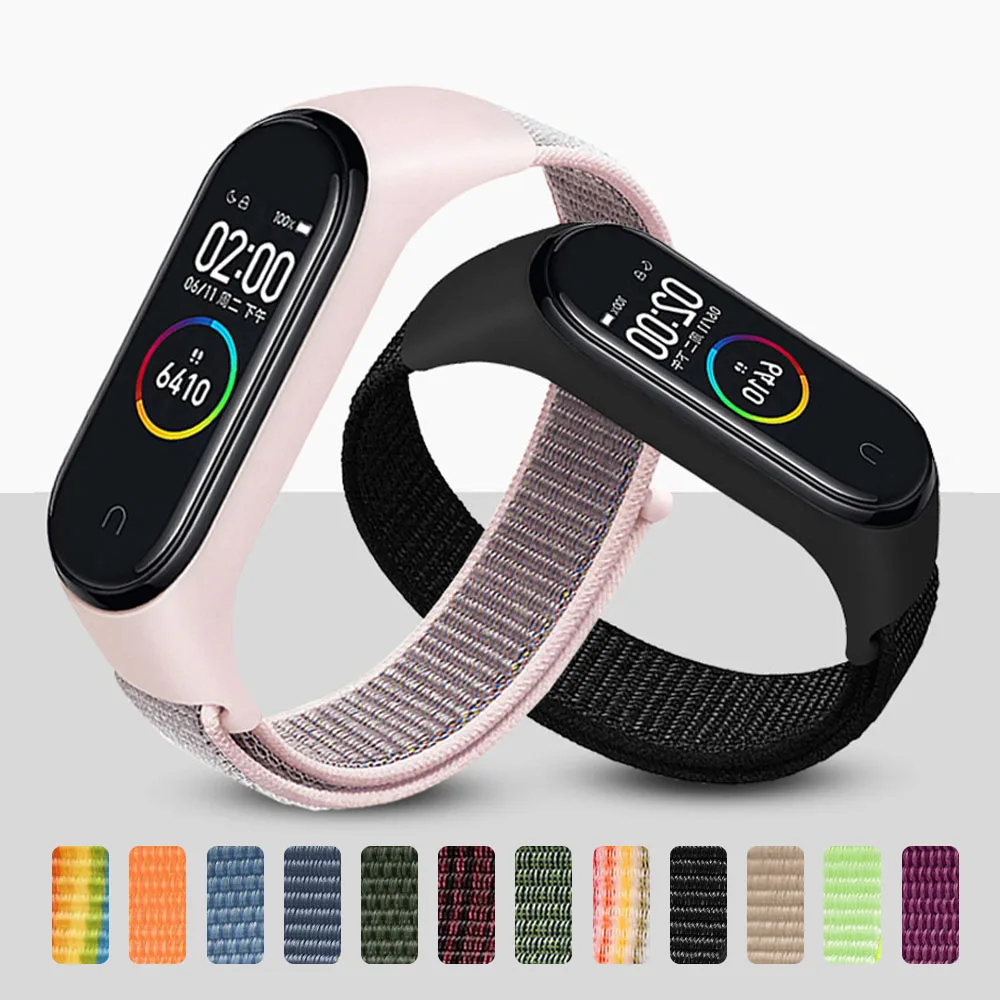 Braided Nylon Loop Adjustable Sport Strap Replacement Watch Band