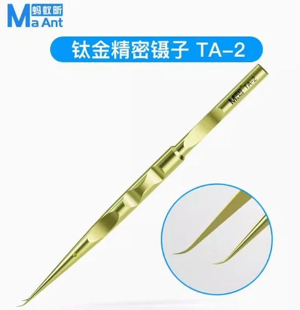 Precision Non-Magnetic Tweezers for Integrated Circuit Repair