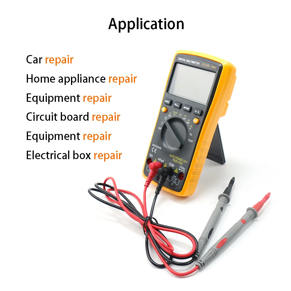 Automotive Electrical Digital Multimeter Car True Rms Ammeter Volt Ohm