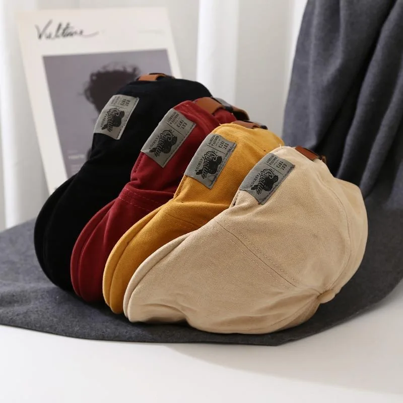 Japanese street trend women duckbill hats Korean version beret hats versatile summer and autumn hip-hop