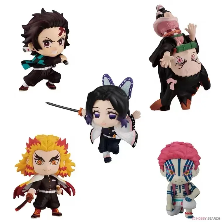 Modello In Scala Genuina Demon Slayer Rengoku Kyoujurou Kamado Tanjirou Kamado Nezuko Personaggio Action Figure Toys