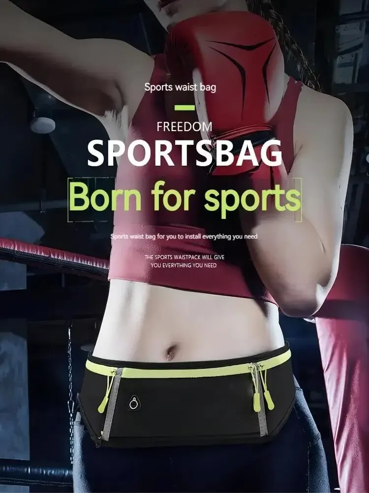 Waist bag outdoor sports running fitness cell phone waterproof small hanging bag coin purse
