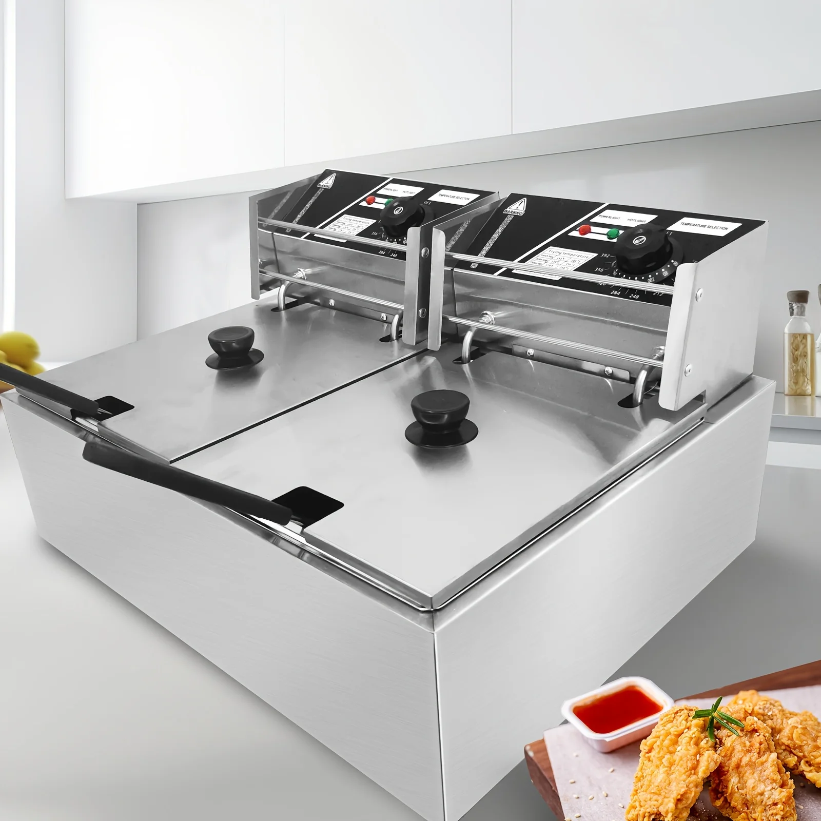 for fryer Electric Deep Fryer stainless steel baskets Countertop with Removable Tank and fryer stainless steel countertop 220v 4