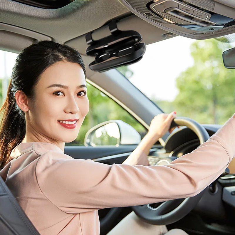 폭스바겐 GTI 제타 MK5 MK6 골프-4 5 6 7 파사트 3B7 601 171 B5 B6 B7 T4용 차량 햇빛 가리개 안경 보관함 홀더 정리함 엠블럼