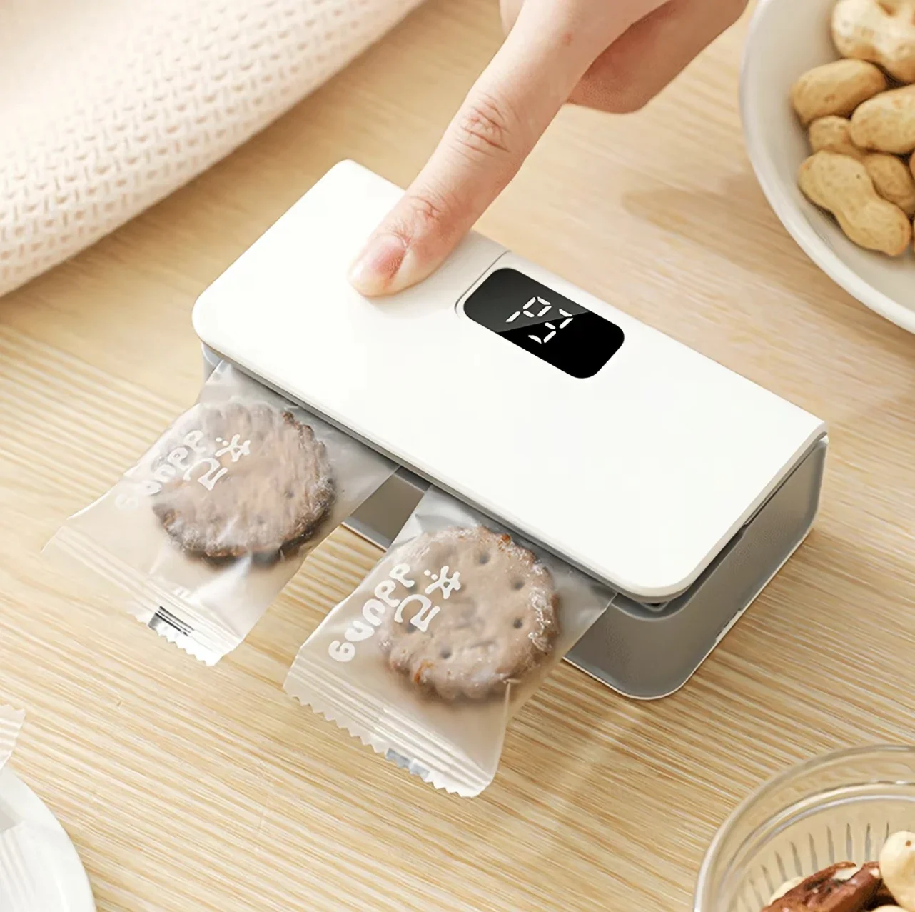 Scelleuse de sacs en plastique, mini machine de scellement thermique de sacs, scelleuse thermique rechargeable pour emballages alimentaires, machine de scellement de sacs thermiques 1 Scelleuse de sacs en plastique, mini machine de scellement thermique de sacs, scelleuse thermique rechargeable pour emballages alimentaires, machine de scellement de sacs thermiques 1