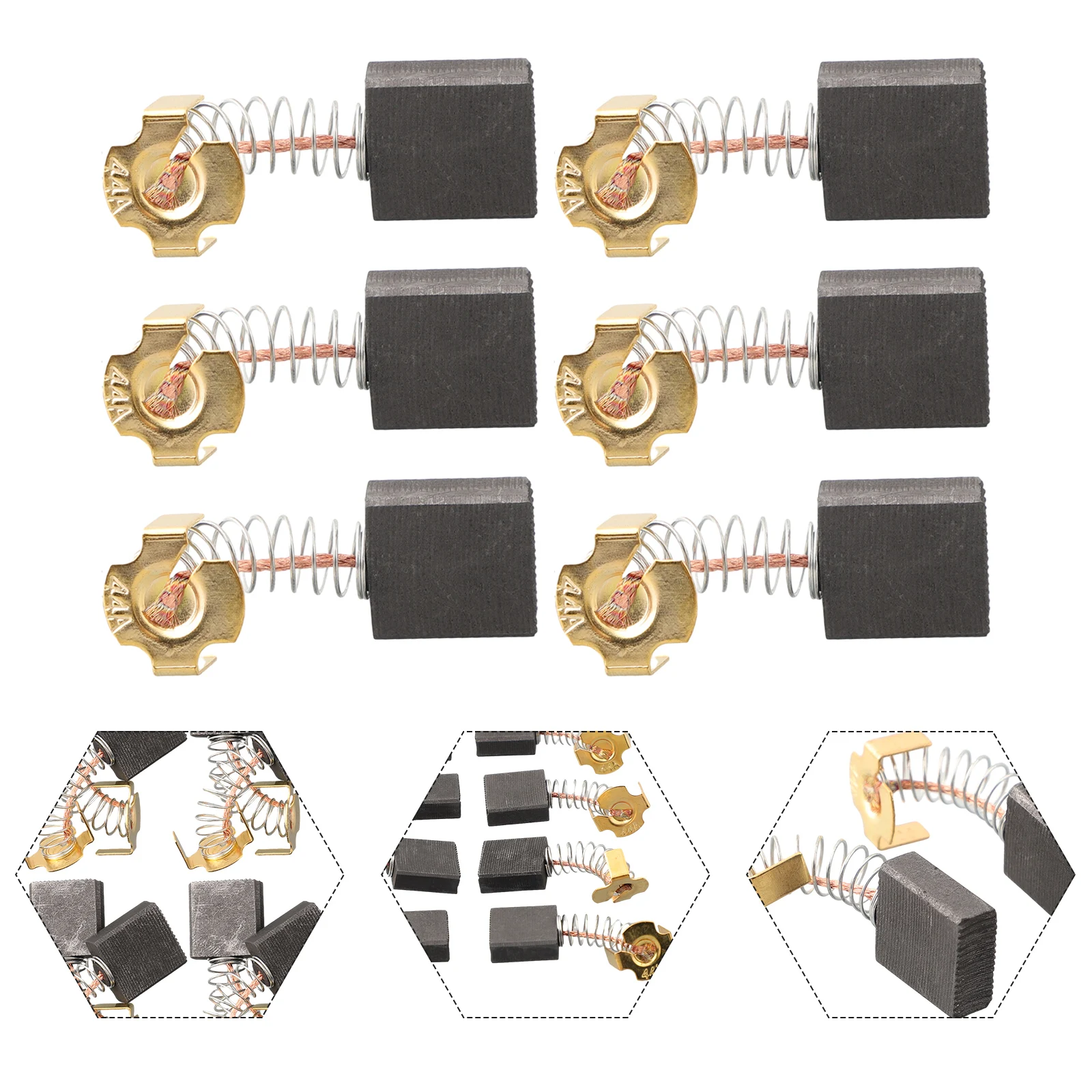 

8 шт., Угольная щетка для плитки DW713 DW715 DW716 514002430