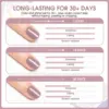 ROSALIND Gel Kit Nail Polish Set Semi Permanent Pure Colors Glitter Soak Off UV Base Top Coat Nail Art Manicure Nail Kit Gift 4