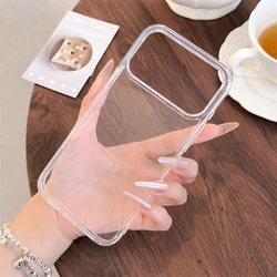 Premium Shockproof Transparent Tempered Glass Phone Case with Soft Bumper and Hard Cover - iPhone 12 Mini (Clear)