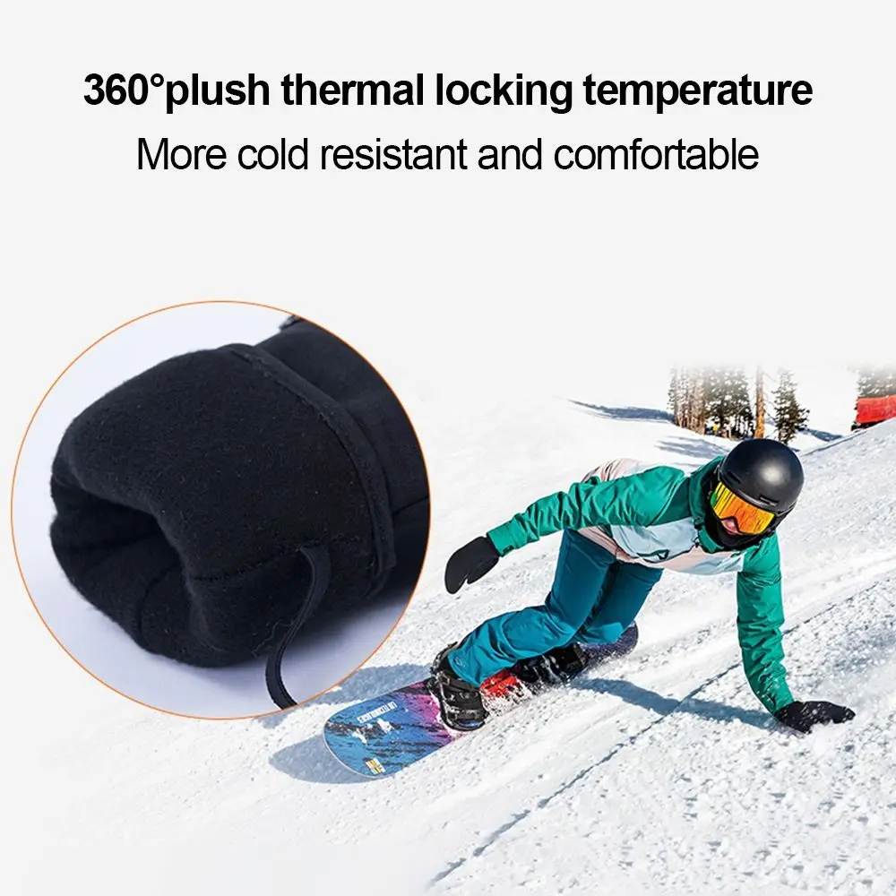 Männer Frauen Winter Skifahren Snowboarden Touchscreen Wasserdichte Thermische Dicke Schnee Handschuhe Schneemobil Wärmer Fäustlinge Warm_voghion.com