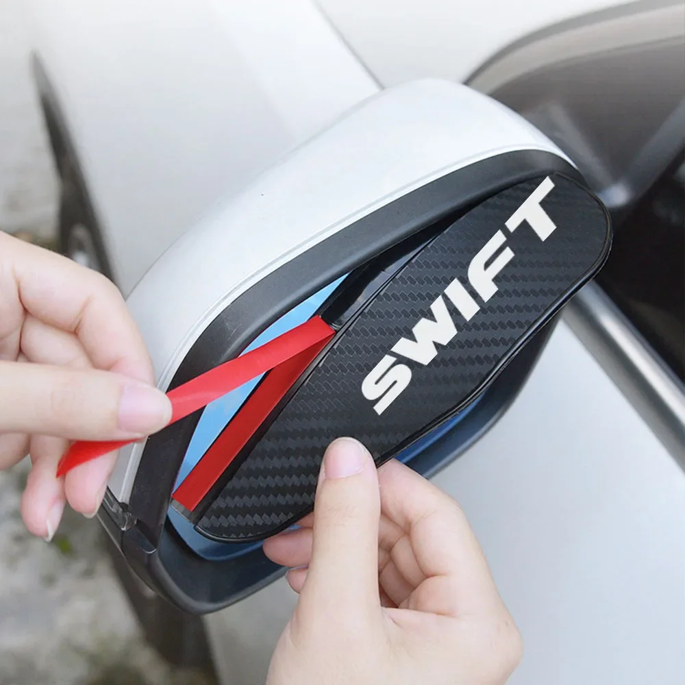 Car Rearview Mirror Rain Eyebrow Auto Accessories For Suzuki Jimny Swift Vitara Ignis Alto Baleno SX4 Samurai S-Cross Celerio