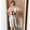Maternity Summer Dress New Maternity Dress Fashionable Casual Sweet Age Reduction Loose Large Size Small T-Shirt Skirt 3