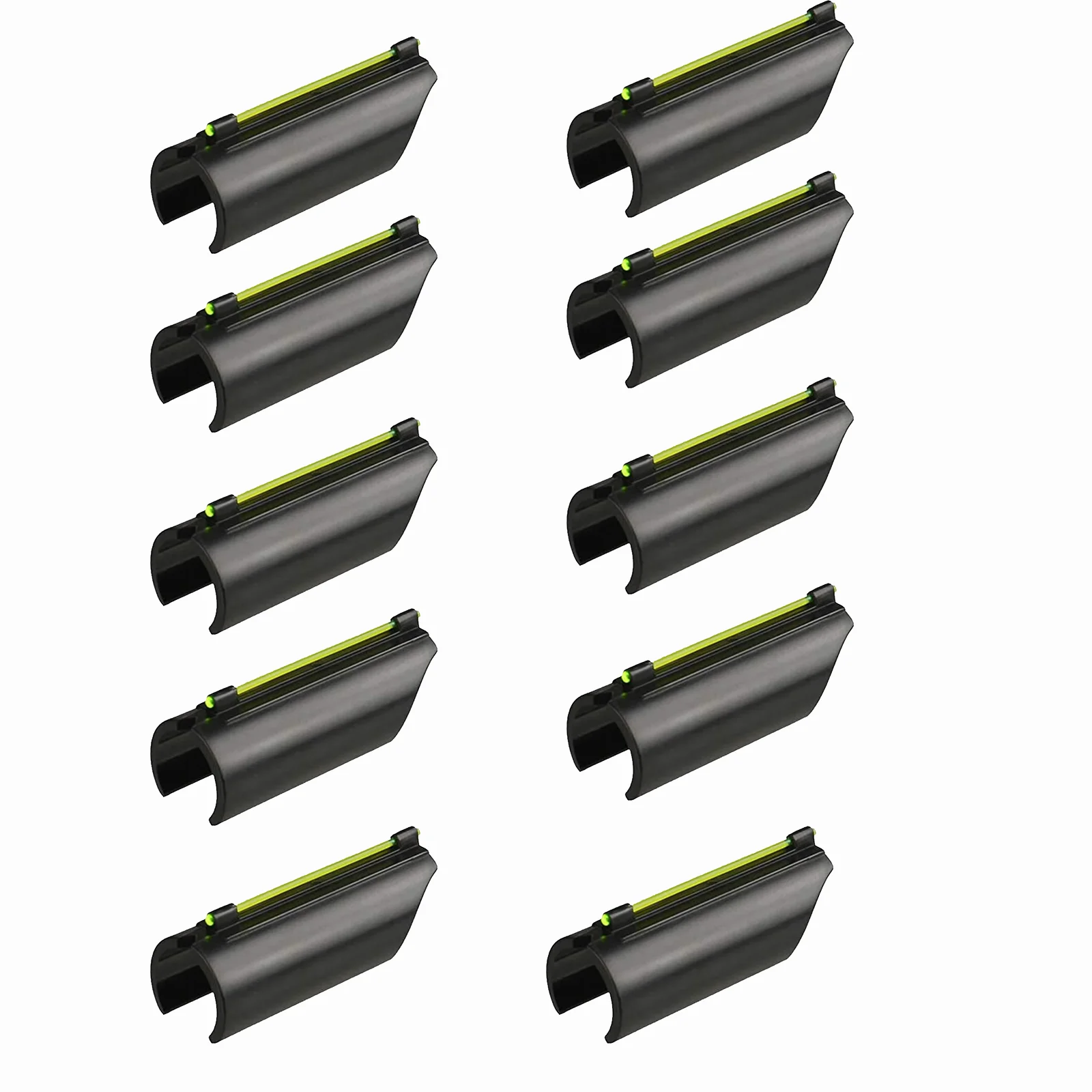 Low-Profile Imitation-Metal Construction Glo Dot II Universal Fiber Optic Sight for Plain Barrel Shotgun 12 & 20 Ga Green
