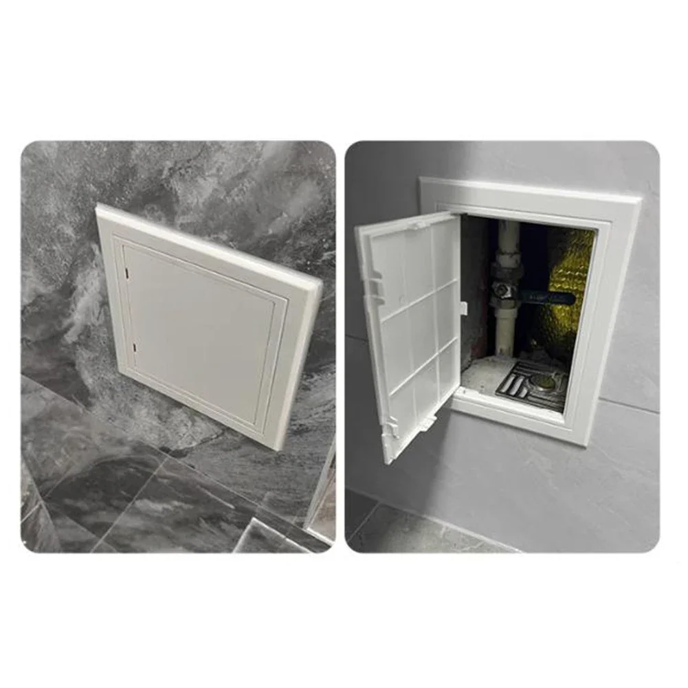 Access panel 1pc access panel white ABS inspection port wall ceiling decorative hatch cover universal plastic push-type inspection port parts