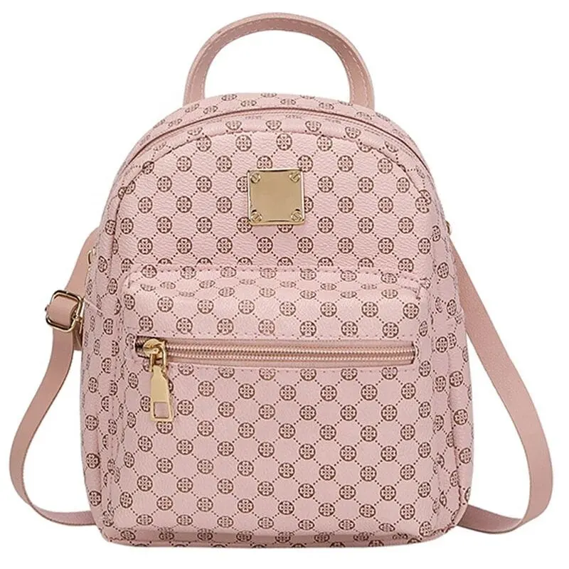 Ladies Handbag 1pcs Solid Colour Single Shoulder PU Ladies Handbag Cute Crossbody Cat Pattern Women Bag