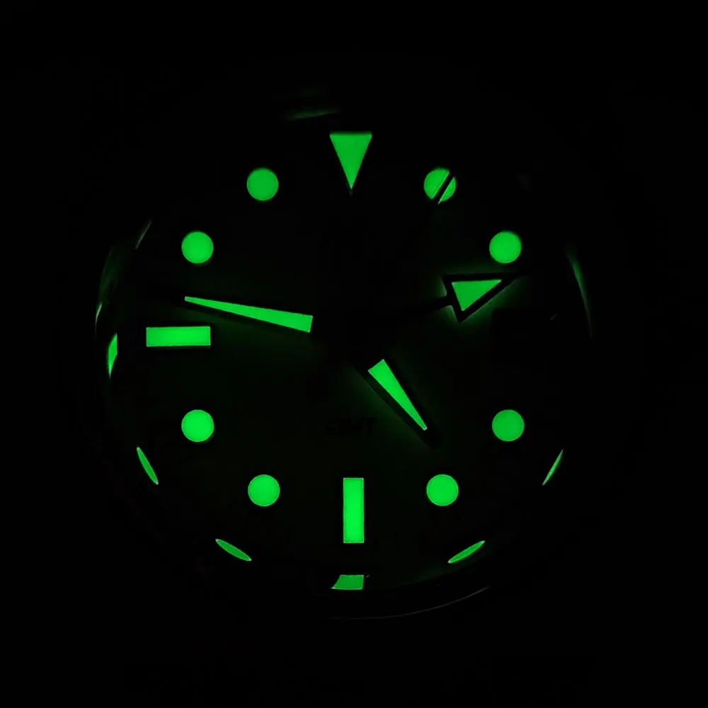 NH34 watch 40mm GMT watch Custom logo  NH34 automatic movement GMT function stainless steel sapphire glass waterproof watch 3