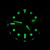 NH34 watch 40mm GMT watch Custom logo  NH34 automatic movement GMT function stainless steel sapphire glass waterproof watch 3