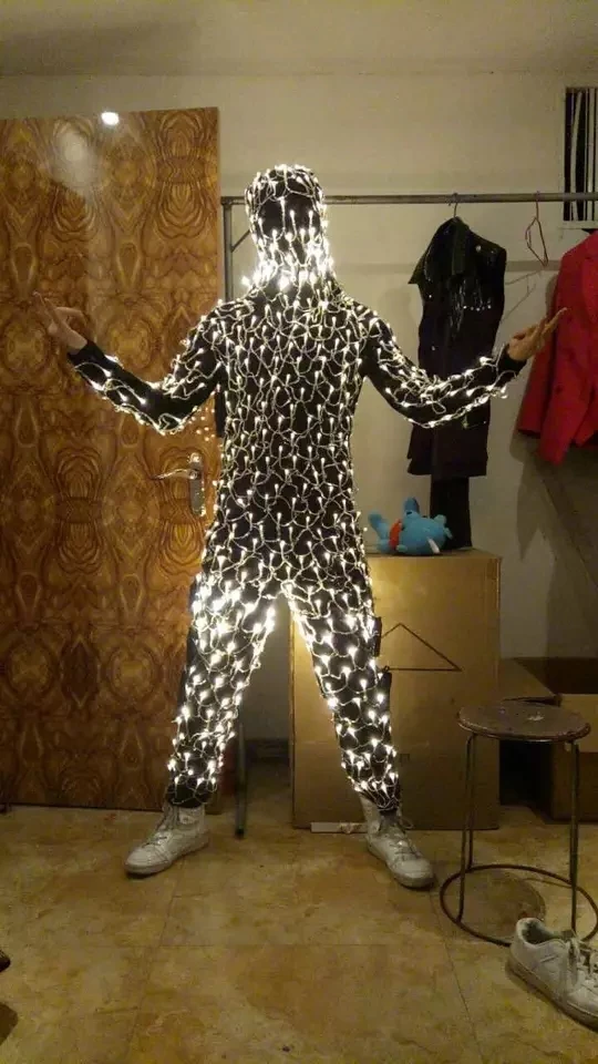 

Светящийся костюм для бара dsdjgogo