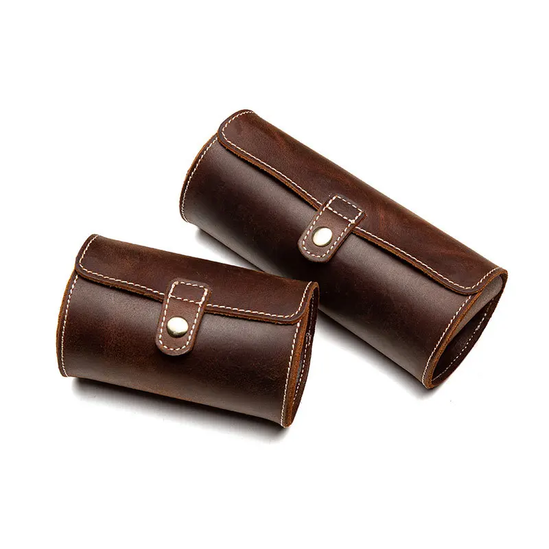 Watch Storage Box Watch Box 3Slots 2Slots cylindrical watch case travel Portable couple watch storage box UTHAI U11