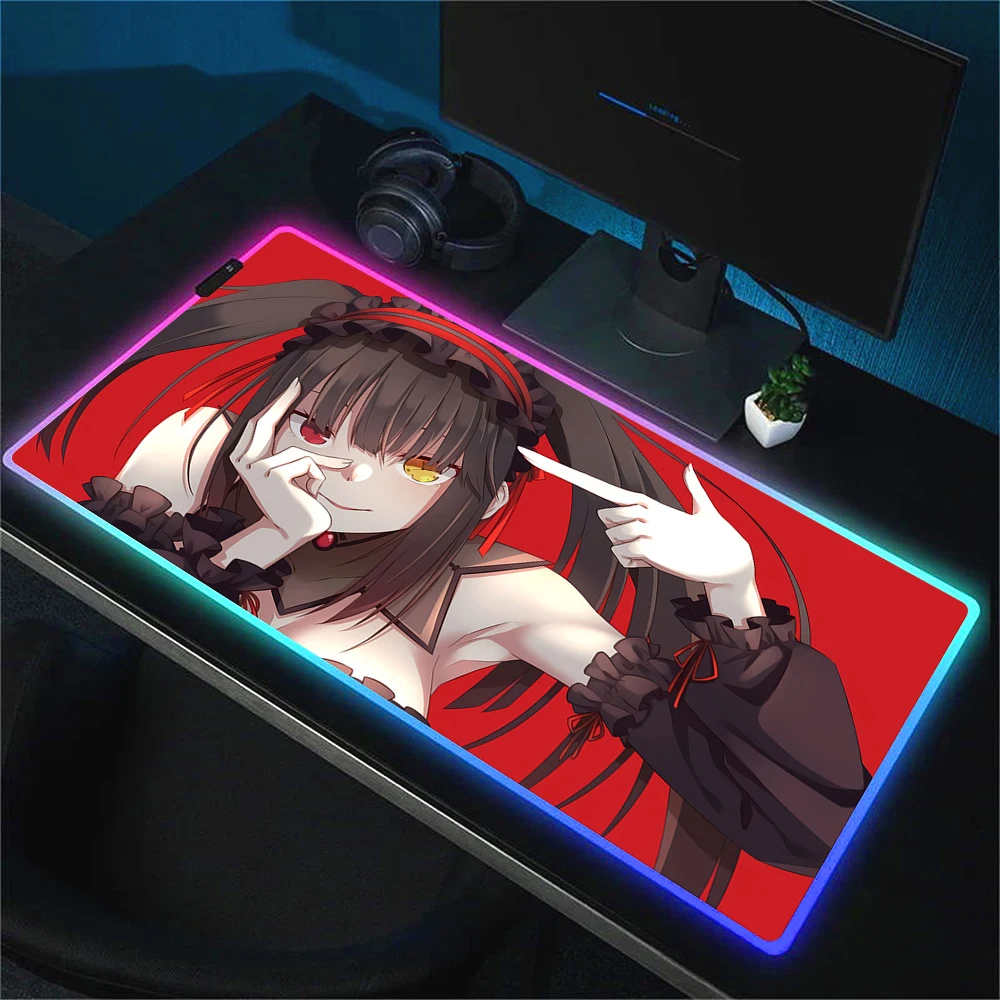 Anime Tokisaki Kurumi Date A Live Girls Fan Art Gaming Mat Desk 31313